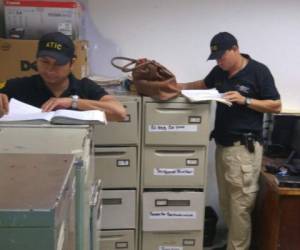 En el SANAA donde se investigan la comisión de los delitos de Fraude, Estafa y Malversación de Caudales Públicos (Foto: MP/ El Heraldo Honduras/ Noticias de Honduras)