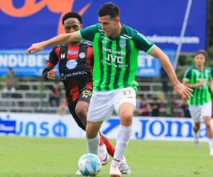 Imágenes del desarrollo del partido.