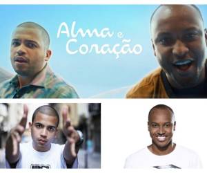 Thiaguinho y Projota, cantantes brasileños que hacen la música de Rio.