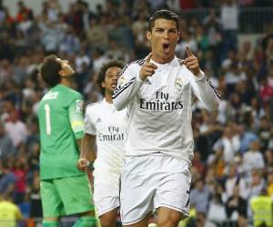 Cristiano Ronaldo le marcó tres goles al Bilbao. / AP