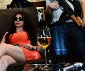 Foto de 'La Catrina' en vida.