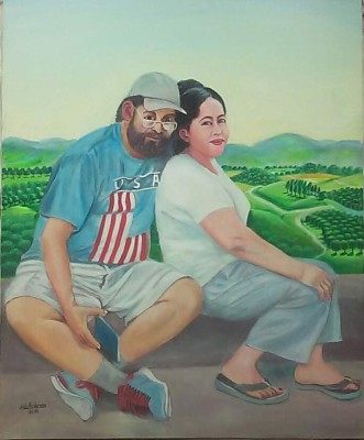 La inspiración del pintor Jesús Valladares Tejeda