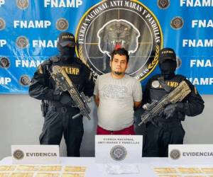 Omar Alexander Gonzáles Estrada, 27 años de edad, alias 'Muma', fue detenido por la Fuerza Nacional Antimaras y Pandillas.