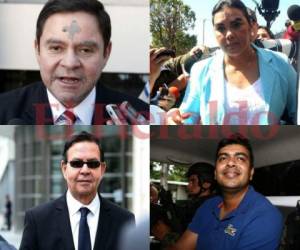 Estas figuras de la política hondureña están enfrentando procesos por delitos de actos de corrupción.