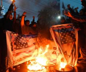 El pueblo iraní ha manifestado su descontento tras la muerte del general Qasem Soleimani. Foto: AFP.