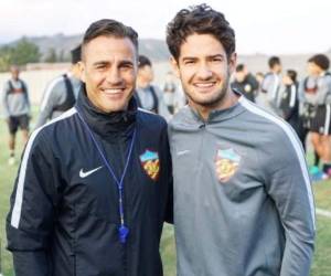 Fabio Cannavaro junto a Alexandre (Foto: Twitter)