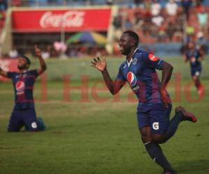 Wilmer Crisanto le dio la victoria a Motagua en el estadio de la ciudad de La Ceiba.