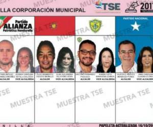 Los candidatos que quieren dirigir los destinos de Marcovia.