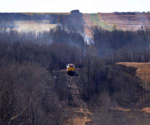 El incendio se registró en una base militar de Wainwright, en el oeste de Canadá.