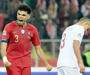 El equipo de Fernando Santos encontró la senda del triunfo luego ir perdiendo ante Polonia. Foto:AFP