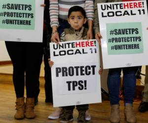 Aún se desconoce cuántos niños nacidos en Estados Unidos de padres con TPS podrían regresar a los países Centroamérica. Foto: Agencia AP