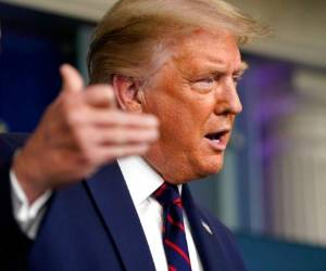La acción más reciente de Trump se produjo de cara a las elecciones de noviembre y en momentos en los que trata de motivar a sus simpatizantes con nuevas medidas contra la inmigración ilegal. Foto: AFP