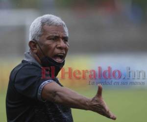 El estratega de los tocoeños hizo un análisis de la derrota de su equipo ante el Olimpia esta tarde en el Francisco Martínez Durón. Foto: Neptalí Romero | Grupo OPSA