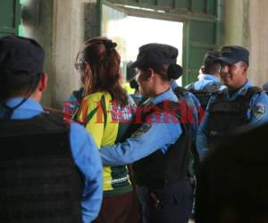 Los miembros de la Policía Nacional pusieron ocho anillos de seguridad. Foto: EL HERALDO