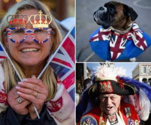 La boda del príncipe Harry y Meghan Markle ha desatado una verdadera algarabía entre los británicos que desde horas muy tempranas llegaron a los alrededores del Palacio Buckingham para ver a los novios.