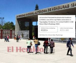 Dicha firma destaca aspectos de la UNAH como lo son los centros regionales con los que cuenta la institución en diferentes puntos del país, las distintas titulaciones que ofrece y los institutos de investigación con los que cuenta la máxima casa de estudios.