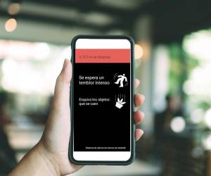 Los teléfonos Android compatibles poseen un sistema de alertas de terremotos desarrollado por Google.