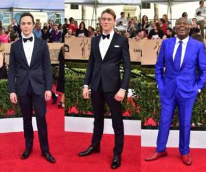 En la alfombra roja de los premios SAG Awards 2017 hay galanes para todos los gustos.