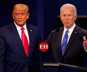 El presidente Donald Trump fue el primero en tener el turno para responder durante dos minutos sin interrupción. Fotos AP