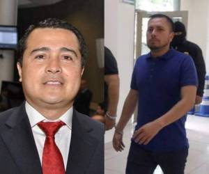 Nery Orlando López Sanabria (en la parte derecha de la foto) fue solicitado en extradición por Estados Unidos. En junio de 2018 lo detuvieron con documentos que lo vincularían al exdiputado nacionalista.