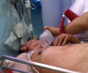 Óscar Navarro dijo que venía dormido y que despertó tras el impacto de la unidad.