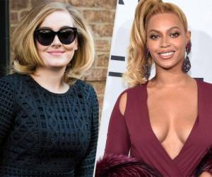 Las cantantes Adele y Beyonce se enfrentan en las tres categorías principales en los Premios Grammy (Foto: Internet)