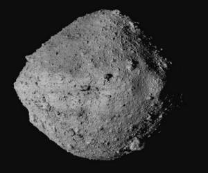 El asteroide Bennu, fotografiado desde la sonda Osiris-Rex. Foto: AP