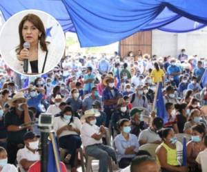 La ministra de Salud, Alba Consuelo Flores, aseguró que la aglomeración de personas en las concentraciones políticas traerá consecuencias.