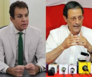 Salvador Nasralla muestra su apoyo a Mauricio Villeda para convertirse en el próximo presidente del Congreso Nacional.