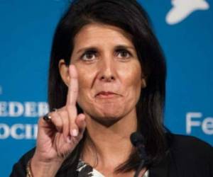 Nikki Haley, embajadora de los Estados Unidos ante la ONU, pide la salida de Bashar al Asad (Foto: Agencias/ afp)