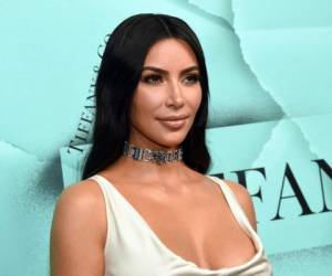 Kim Kardashian fotografiada durante una presentación de Tiffany en Nueva York el 9 de octubre del 2018.