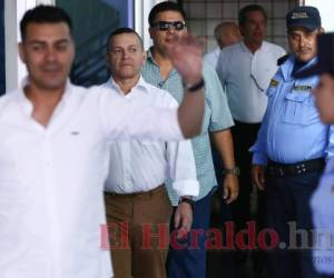 Los implicados llegaron hasta los tribunales en Materia de Corrupción. Fotos: Emilio Flores / EL HERALDO.