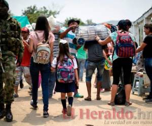 Cerca de 2,7 millones de venezolanos han huido de su país desde el inicio de la crisis política y económica en 2015, según datos de la ONU. Foto AFP