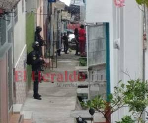 La Dirección Policial de Investigaciones (DPI) ejecutó un operativo este viernes en la colonia Hato de Enmedio de la capital de Honduras.