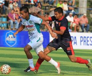 Juan José Ocampo del Juticalpa en el partido ante el Gremio de Guascorán. Foto: Ronal Aceituno / Grupo Opsa.