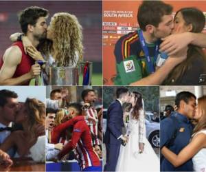 Son guapos, talentosos y afortunados en el amor. Ellos son los futbolistas que han protagonizado los besos más apasionados con sus parejas. (Fotos: Agencias AP/AFP / Redes)