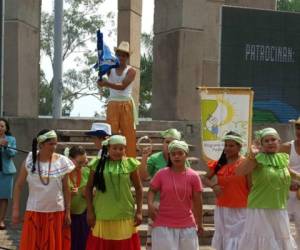 El grupo de danza garífuna de Prepace se presentó esta mañana en el evento de EL HERALDO. Foto: Glenda Estrada.