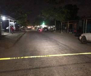 Dos personas perdieron la vida de manera violenta la noche de este lunes en San Pedro Sula.