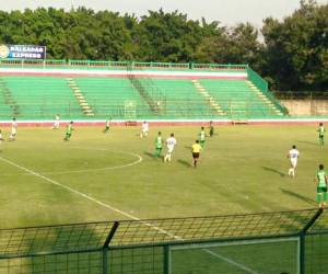 Una toma del encuentro en Marathón y Olimpia en el Yankel Rosenthal (Foto: Tomada de Facebook)