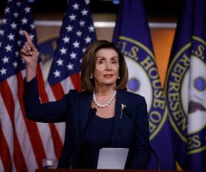Presidenta de la Cámara de Representantes de Estados Unidos, Nancy Pelosi. AP.