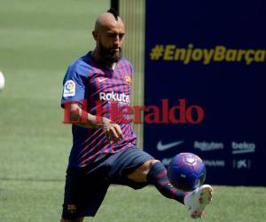 El jugador afirmó que se va 'a dejar la vida en el campo, así que feliz y a empezar a entrenar'. (AFP)