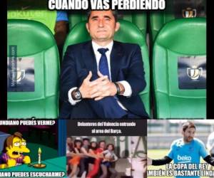 Los memes que dejó la derrota del Barcelona ante el Valencia por la Copa del Rey.