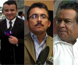 Los casos de periodistas asesinados más emblemáticos y recientes: Herlyn Espinal (2014), Alfredo Villatoro (2012) y Anibal Barrow (2013).