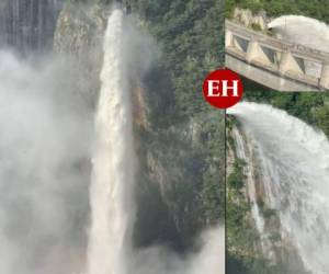 Así es la columna de agua que estará cayendo durante todo este sábado y domingo y parte del día lunes.