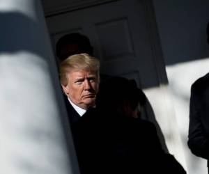 Trump acusó a los demócratas de preocuparse más “por los inmigrantes ilegales que por nuestras grandes Fuerzas Armadas o por la Seguridad en nuestra peligrosa” frontera con México. Foto: AFP
