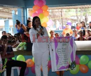 Así lució este domingo la ex primera dama de Honduras, Rosa Elena Bonilla de Lobo.