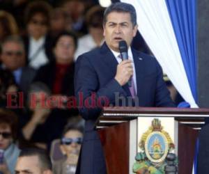 Juan Orlando Hernández dejó de ser este día presidente de Honduras. Foto: EL HERALDO 