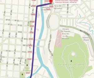 La zona desde la entrada al Pedregal hasta el Parque Central de Tegucigalpa será cerrada por las autoridades.