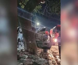 <b>Marco Tulio Sauceda era el conductor de la unidad que terminó impactando contra un árbol.</b>