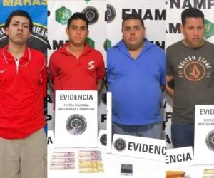 Los detenidos son de diferentes organizaciones criminales que operan en la capital de Honduras. Foto: FNAMP/Twitter.